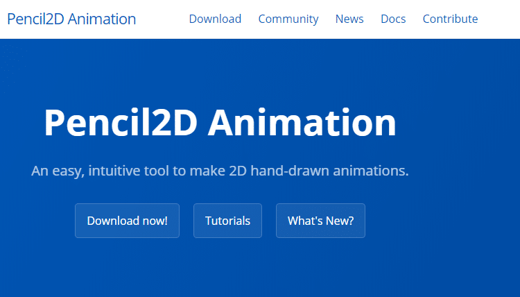 ซอฟต์แวร์แอนิเมชั่น 2D ยอดนิยม: Pencil2d Animation