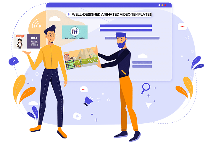 Modèles de vidéo animée préconçus