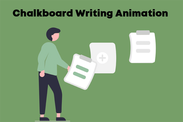 สร้างแอนิเมชั่นการเขียนกระดานดำของคุณเองใน 4 นาที