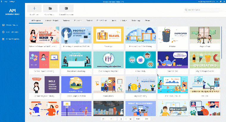 choose a pre-made template