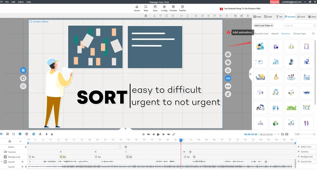 как создать анимацию на доске (бесплатно)
