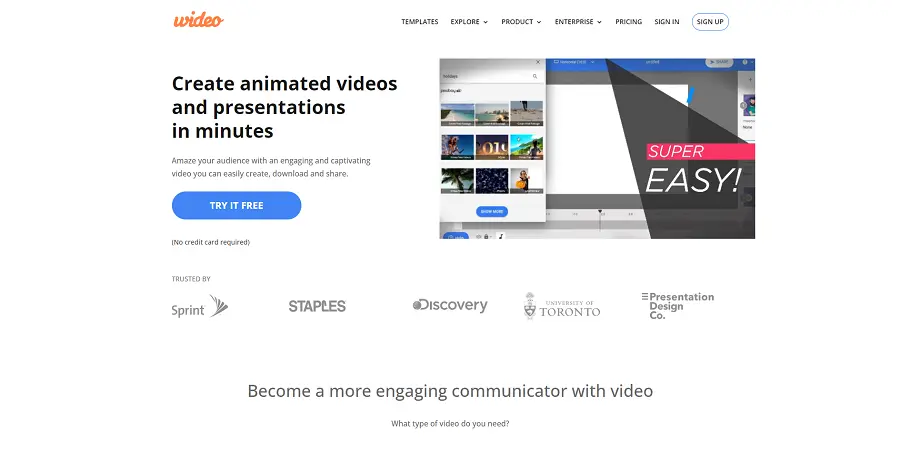 ผู้สร้างวิดีโออธิบายฟรี