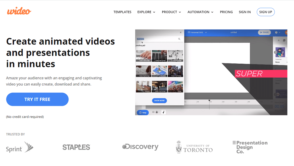 Luo interaktiivisia PowerPoint-dioja Wideon avulla