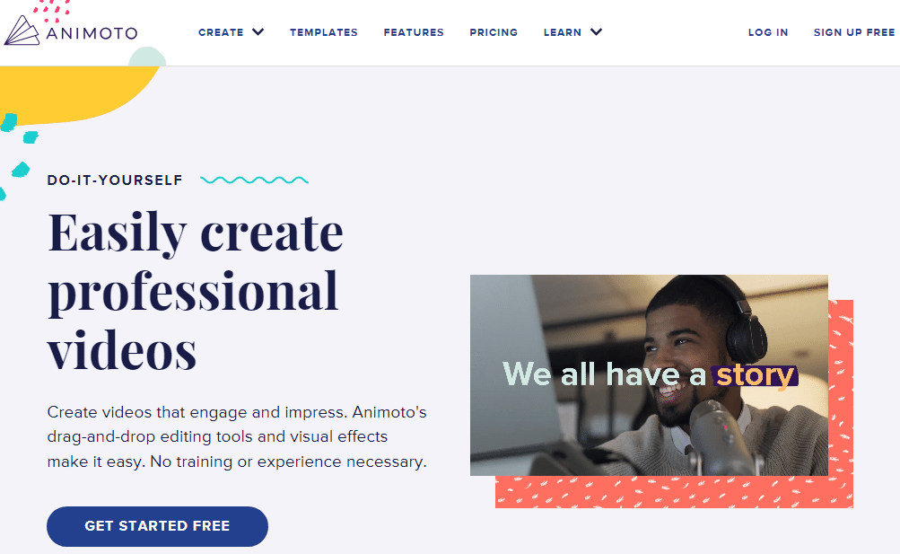 Animoto A legjobb diavetítés készítő