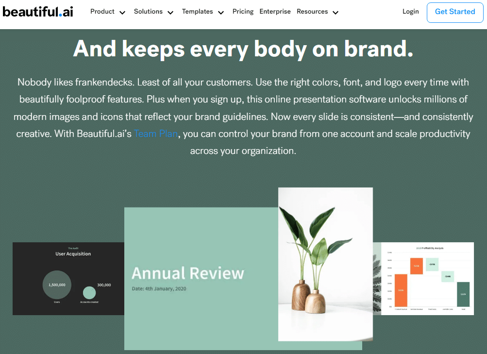 Beautiful AI A Representative Of Keynote Alternatives