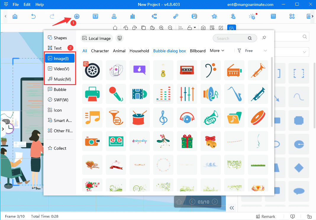 Interactieve bedrijfspresentatie