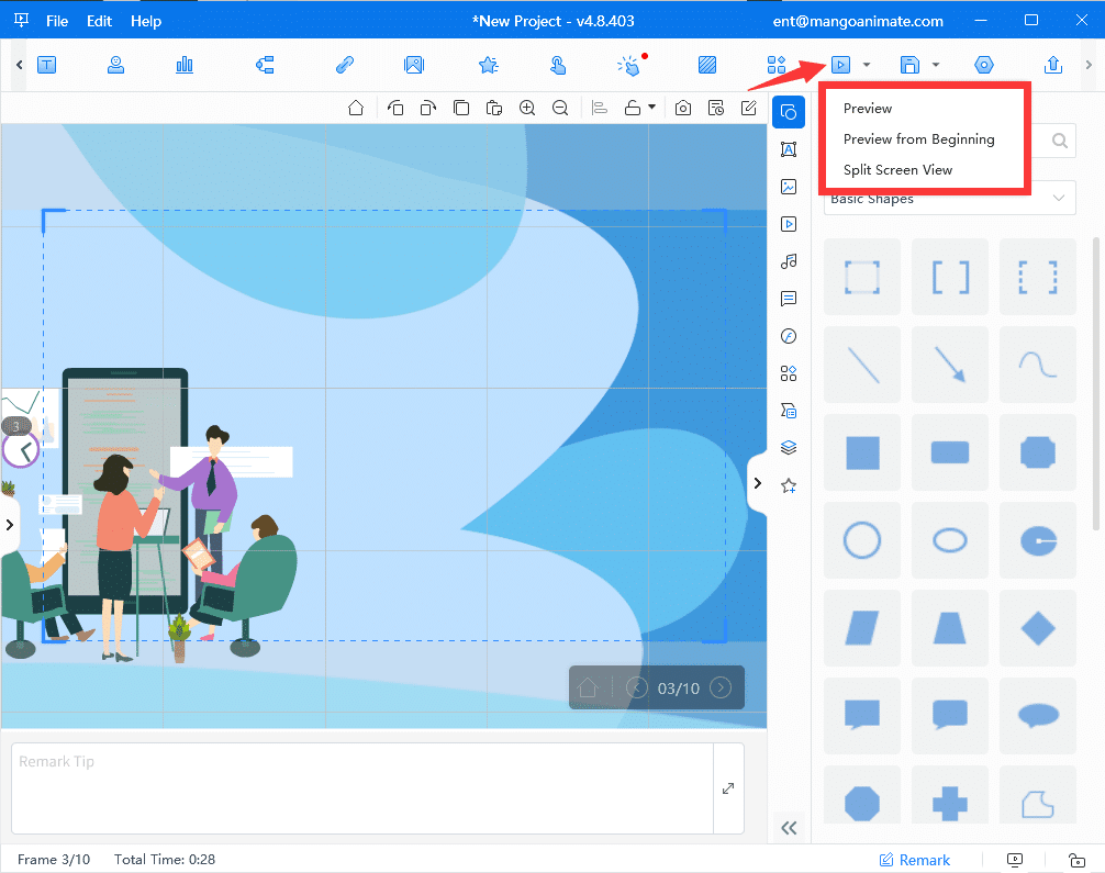 Interactieve bedrijfspresentatie