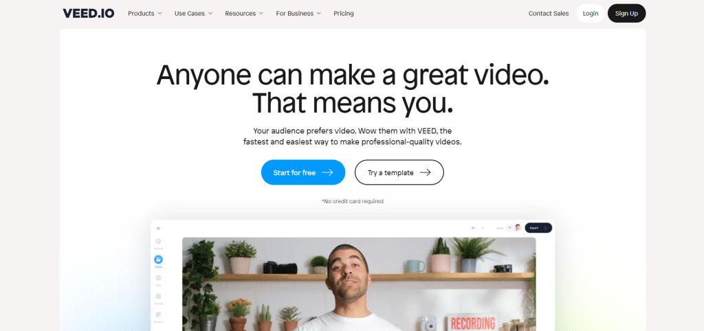 AI Text to Voice VEED IO