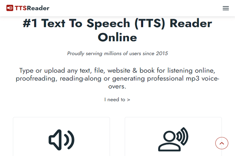 generátor textu na hlas online zdarma TTSReader