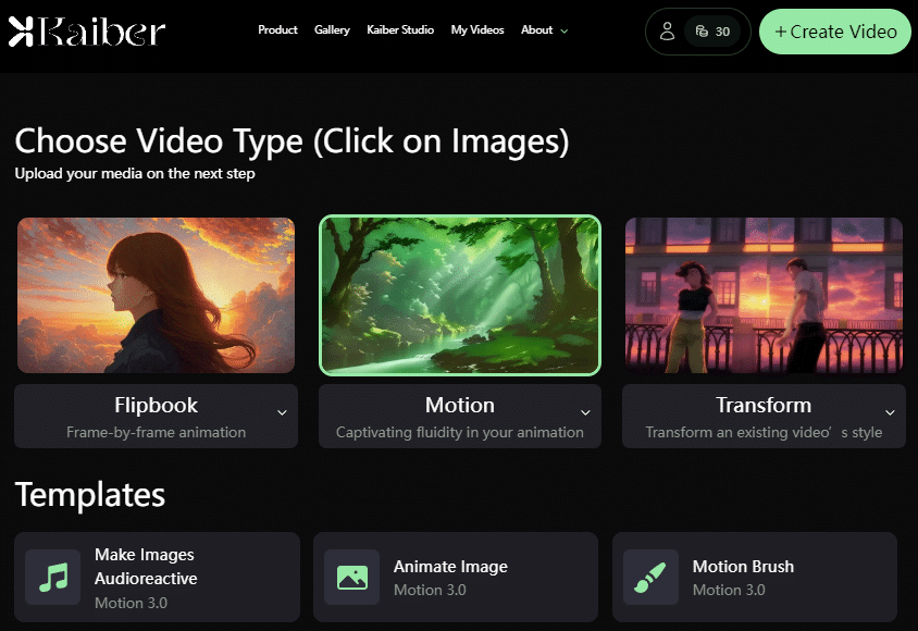 ustvarjanje videoposnetkov iz slik na spletu