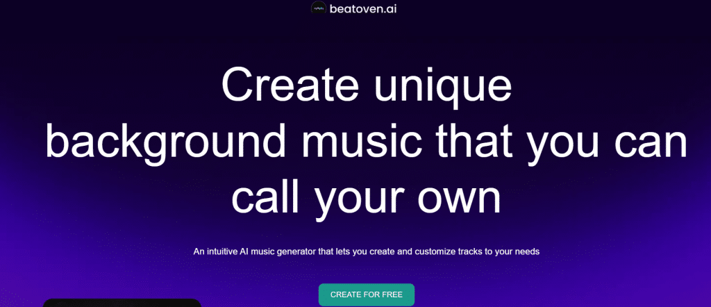 AI kūrimas Beatoven