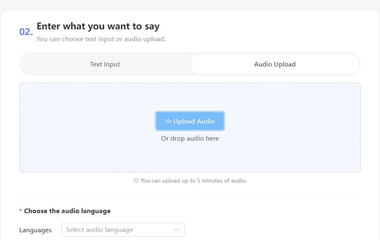 Add voice to your avatar