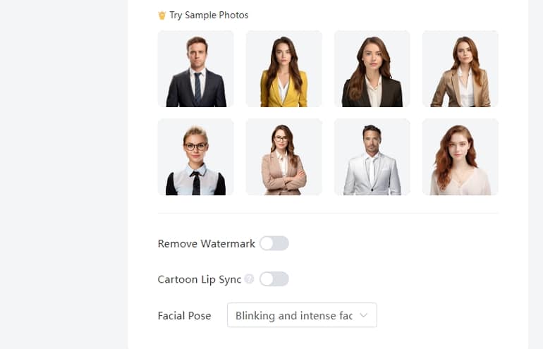 Customize your talking avatar