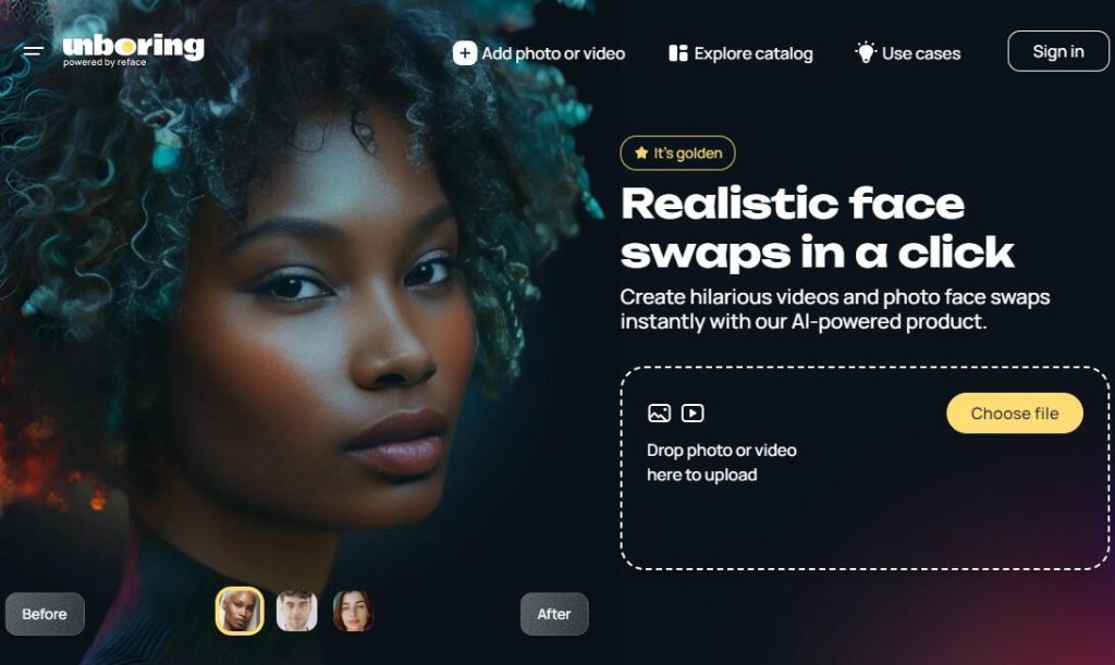 AI vaizdo veidų keitimas