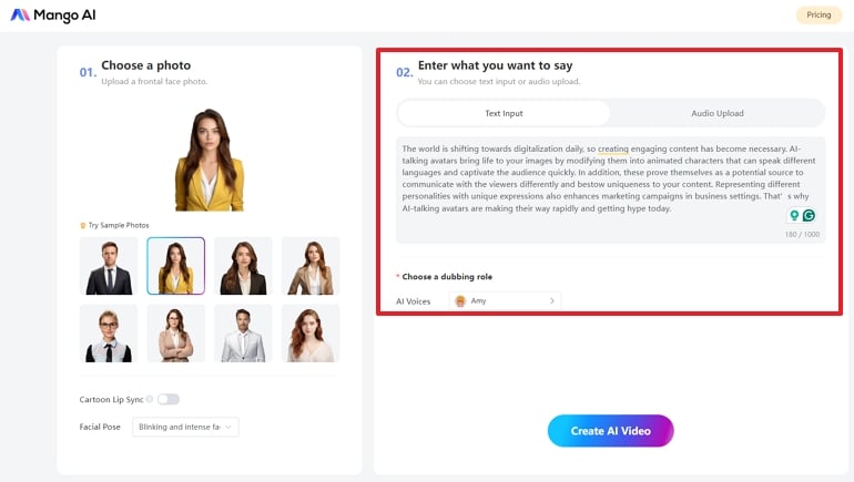 Laissez parler votre avatar