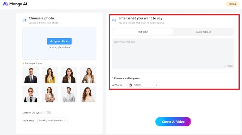 ajouter une voix à votre avatar