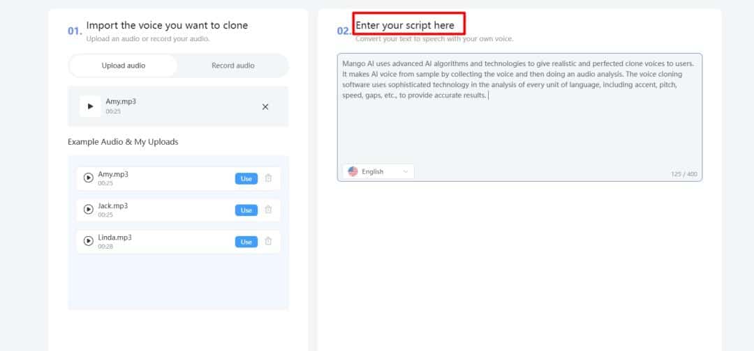 Indtast dit manuskript