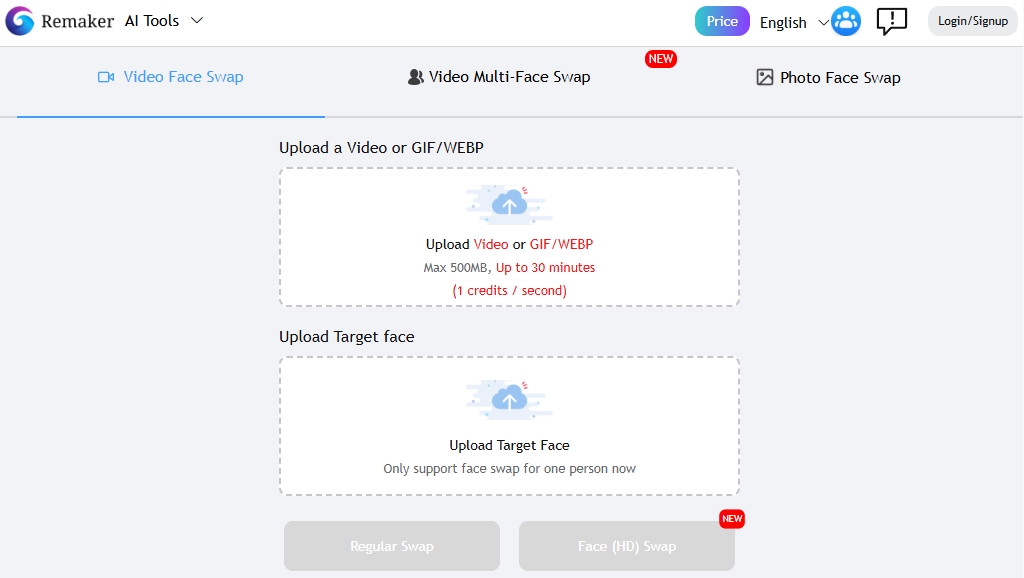 video gratis face swapper