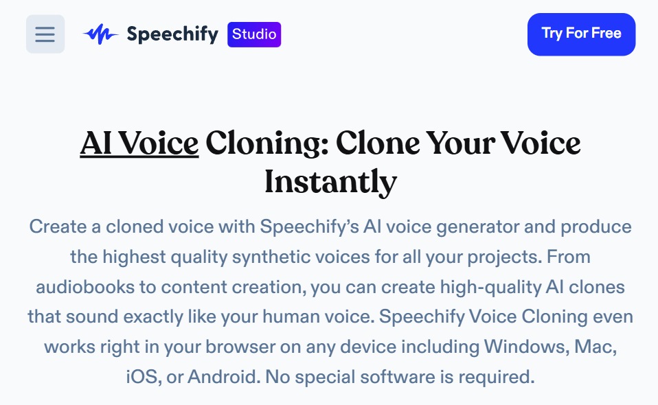 klonator suara ai gratis
