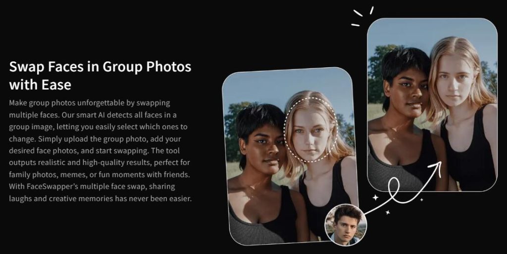 kelių veidų keitimo programa