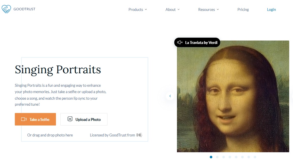 歌う写真アプリ