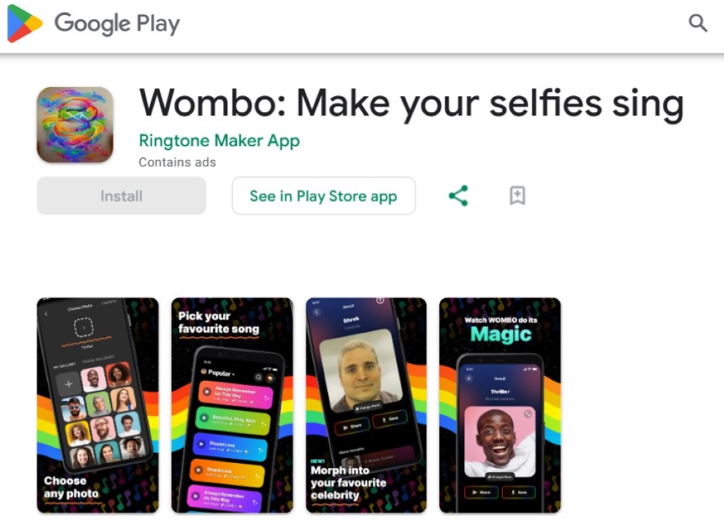 歌う写真アプリ