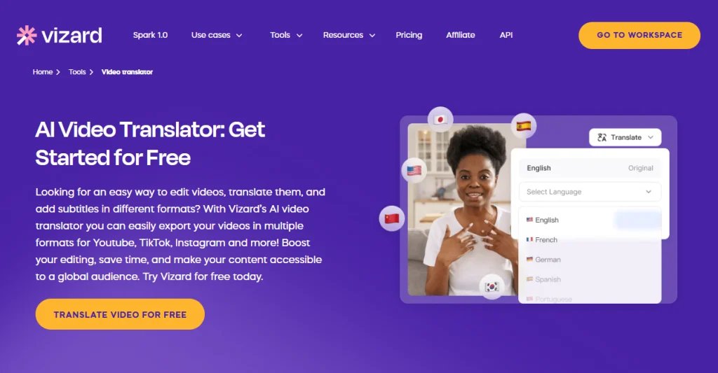 video language converter online free