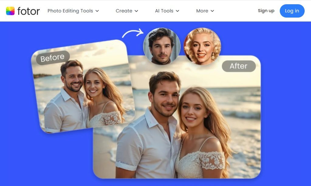 Intercambiador de caras múltiple con IA