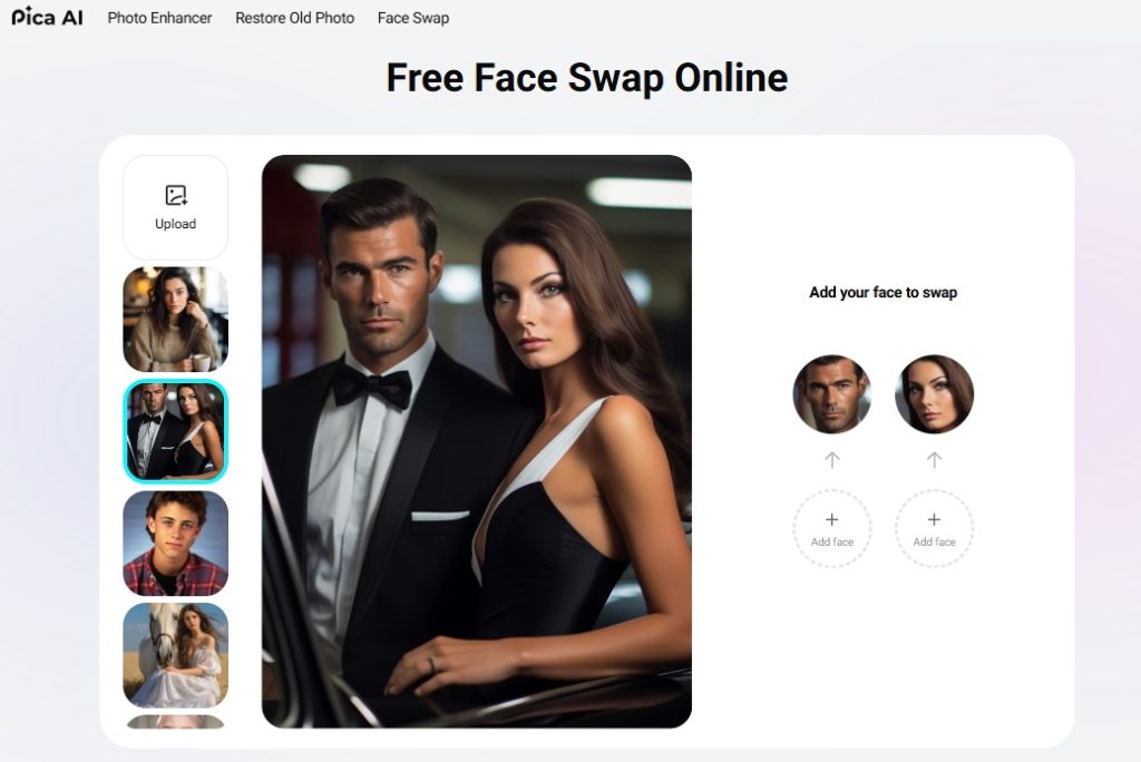 Intercambiador de caras múltiple con IA