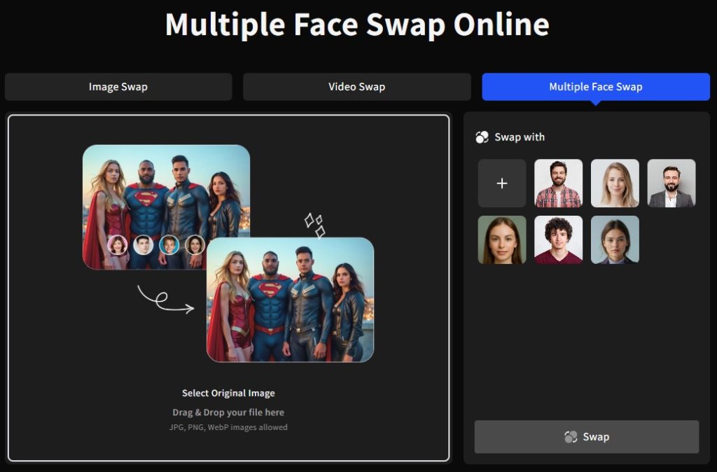 intercambiador de caras múltiples