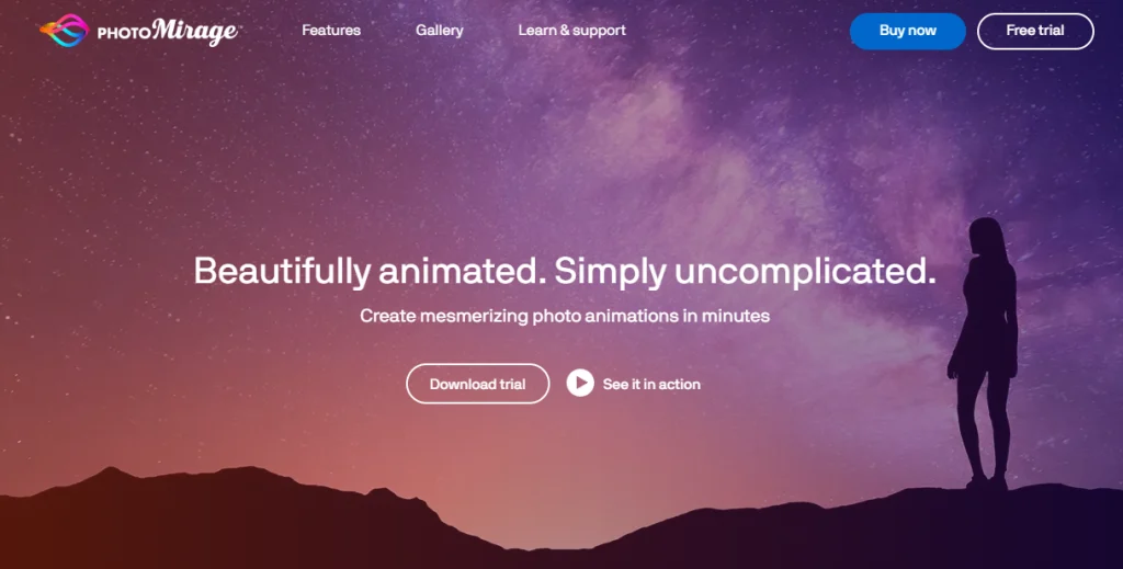 dodajte gibanje mirujoči sliki