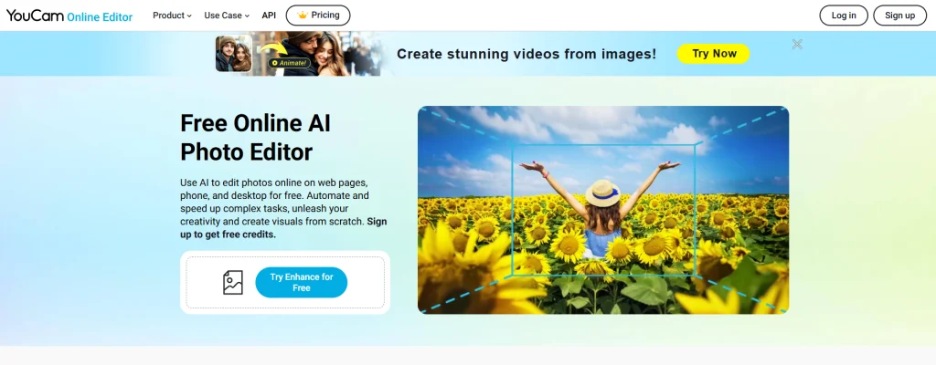 YouCam Photo Animator animoi kuvia tekoälyllä