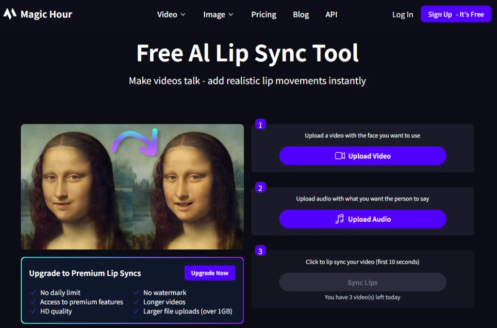 ai lip sync video
