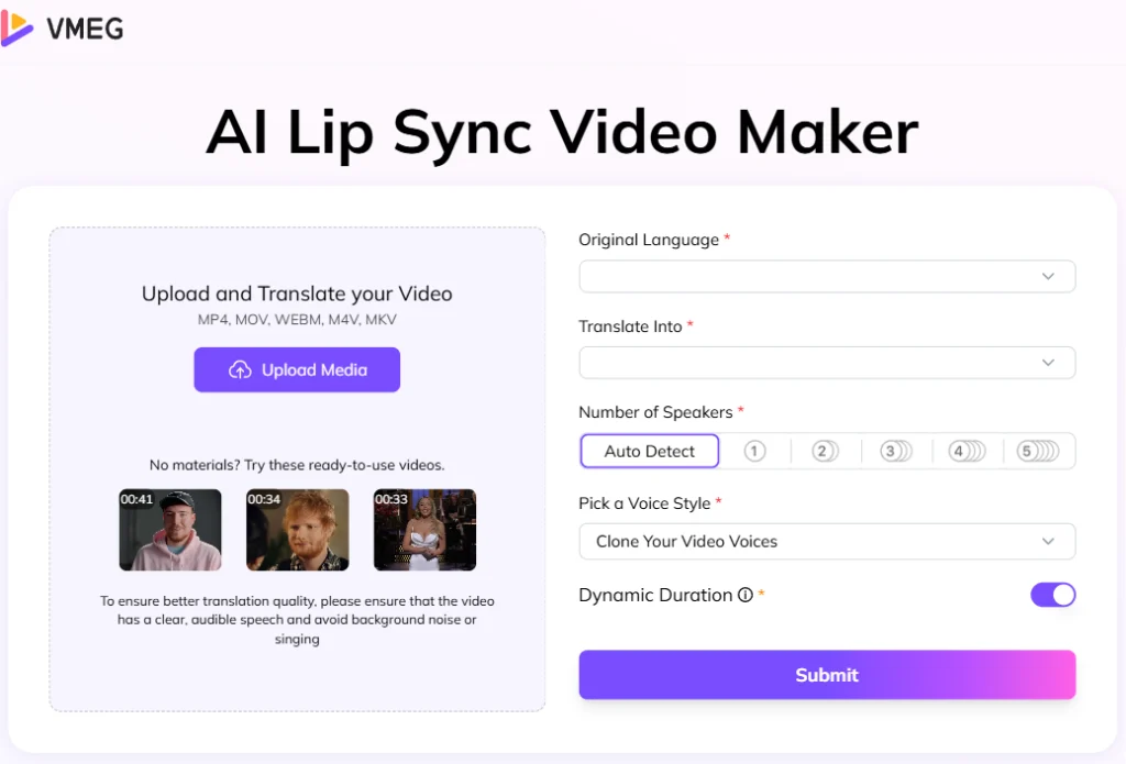 lip sync video maker