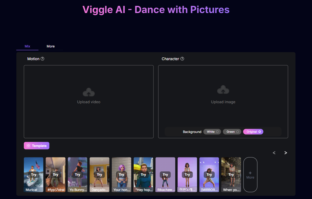 få en bild att dansa