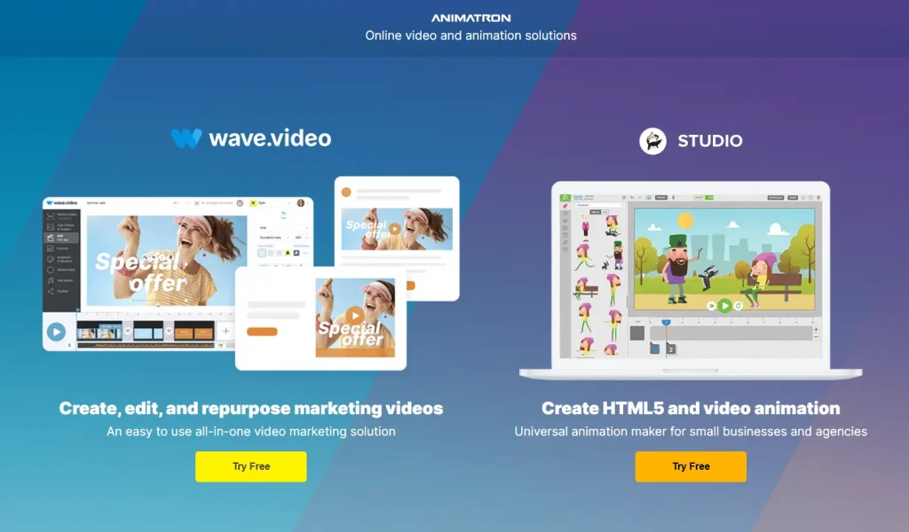 animatron free online animation maker