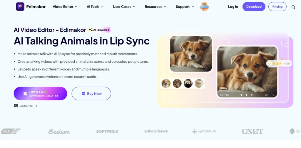 edimakor ai animal parlant