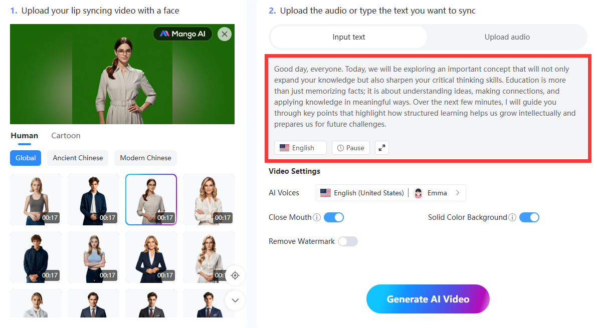sincronizzazione automatica di video e audio