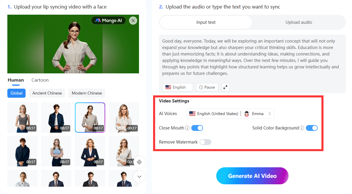sincronizzazione automatica di video e audio