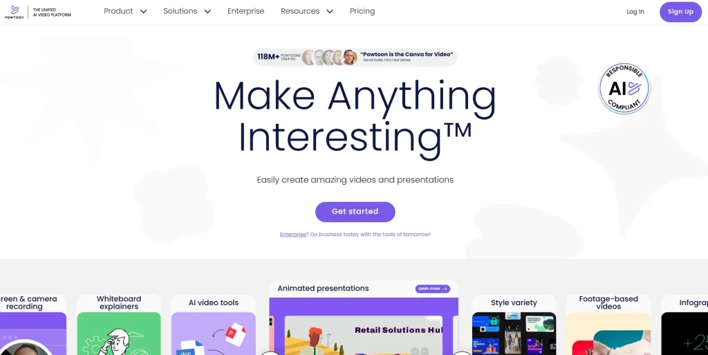 powtoon create animation online