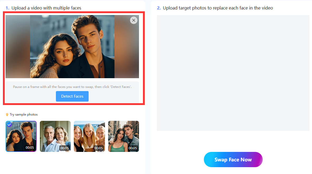 replace face in video