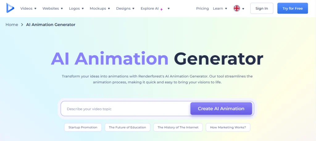 ai anime video generator