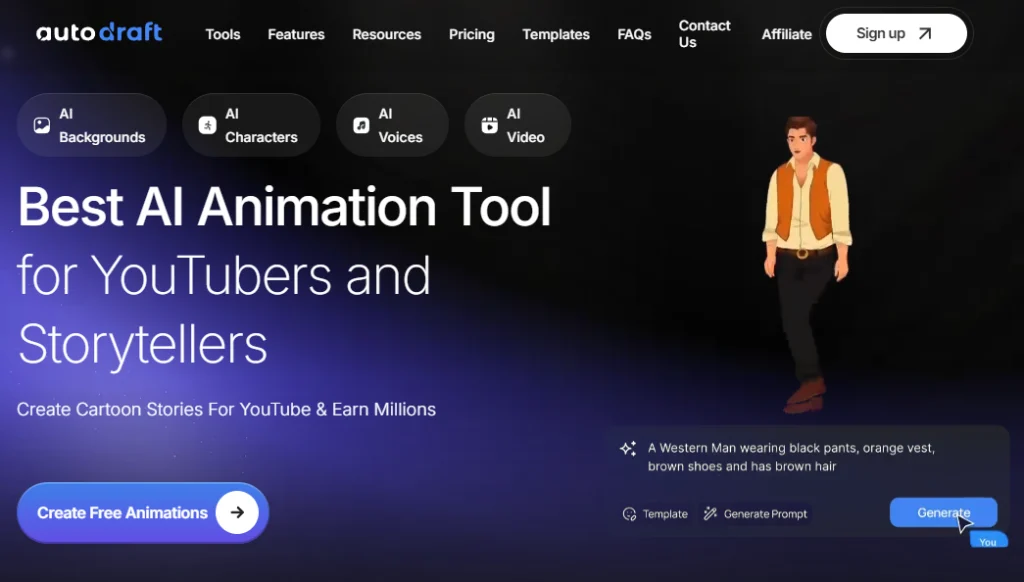 ai cartoon video maker
