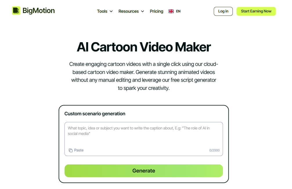 ai cartoon video maker