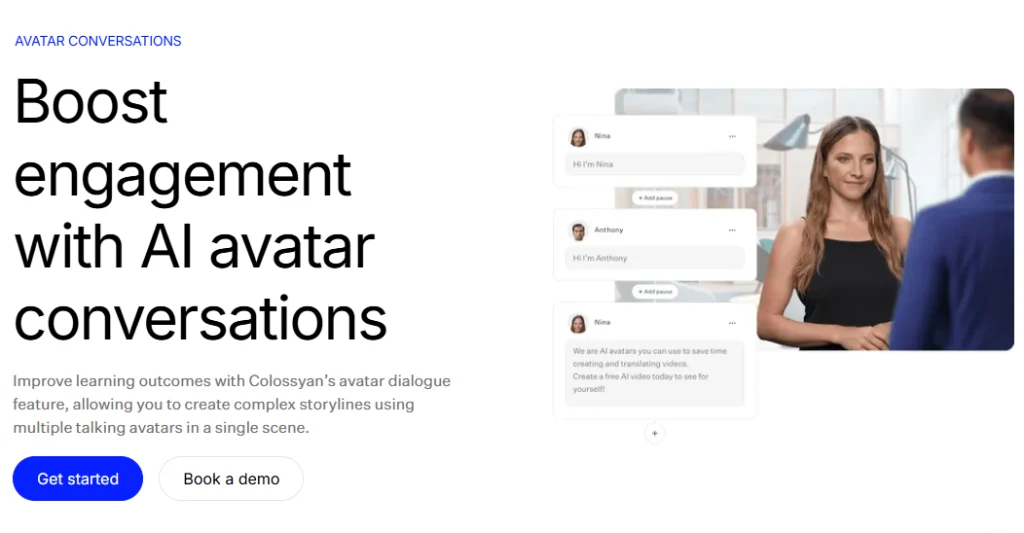 ai conversation video, custom avatar creator