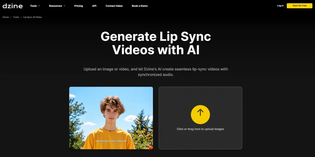 dzine ai audio synchronizer