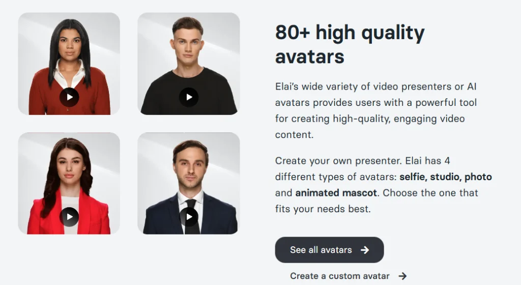 custom avatar creator, ai avatar conversation