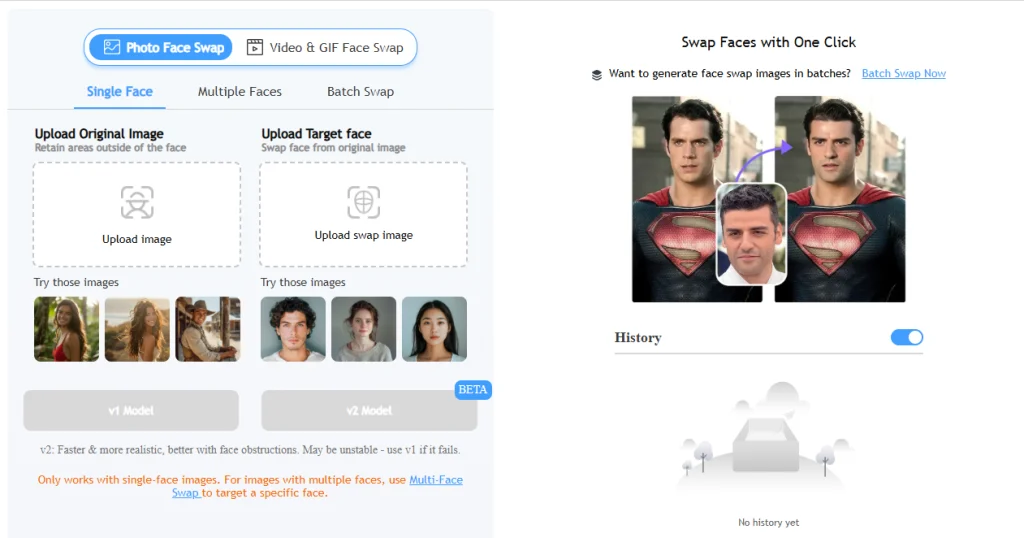 kasvojenvaihtosivusto