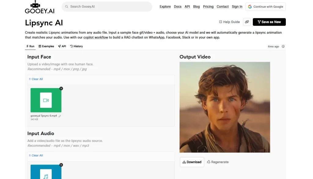 gooey.ai audio video synchronizer​