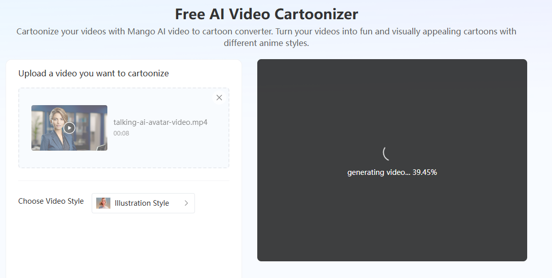 cartoonize video, make cartoon video